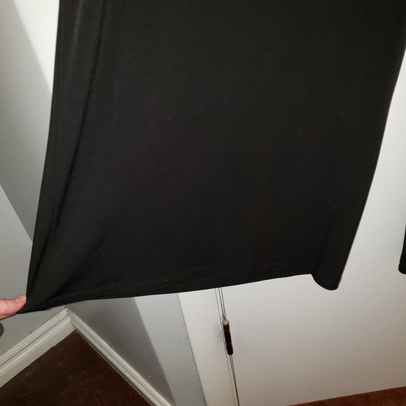 Carole Little woman 2X black jersey gaucho crop - Picture 4 of 5